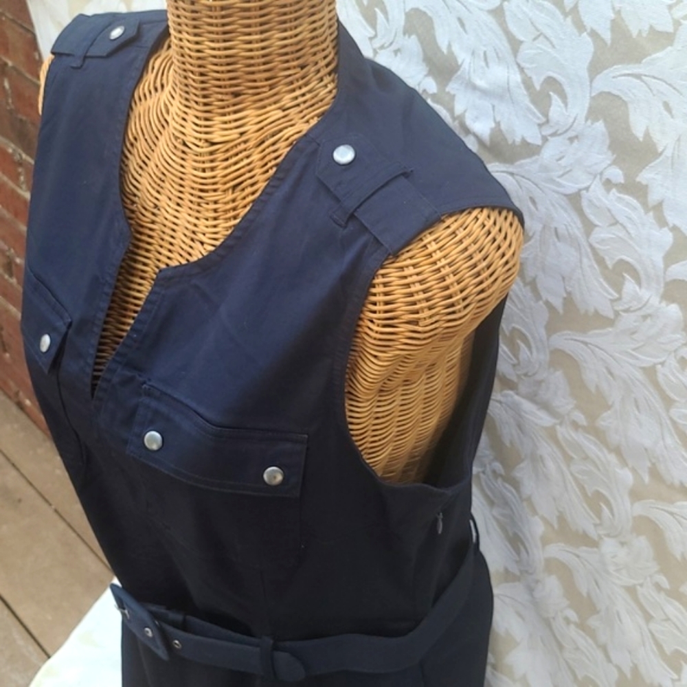 Banana Republic Dark Navy Dress - Picture 5 of 7